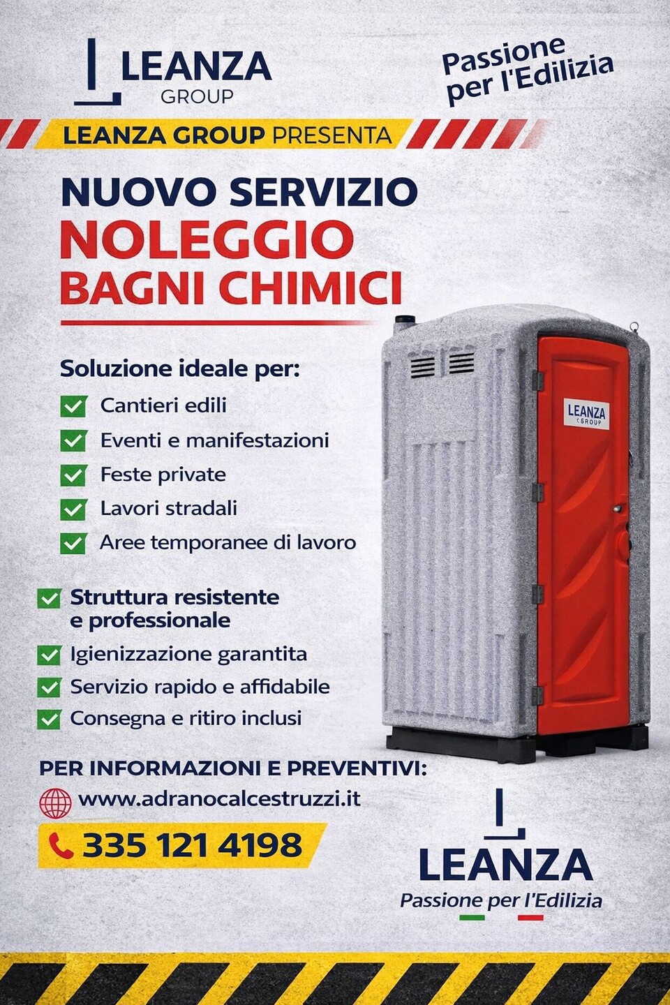 Noleggio Bagni Chimici LEANZA GROUP