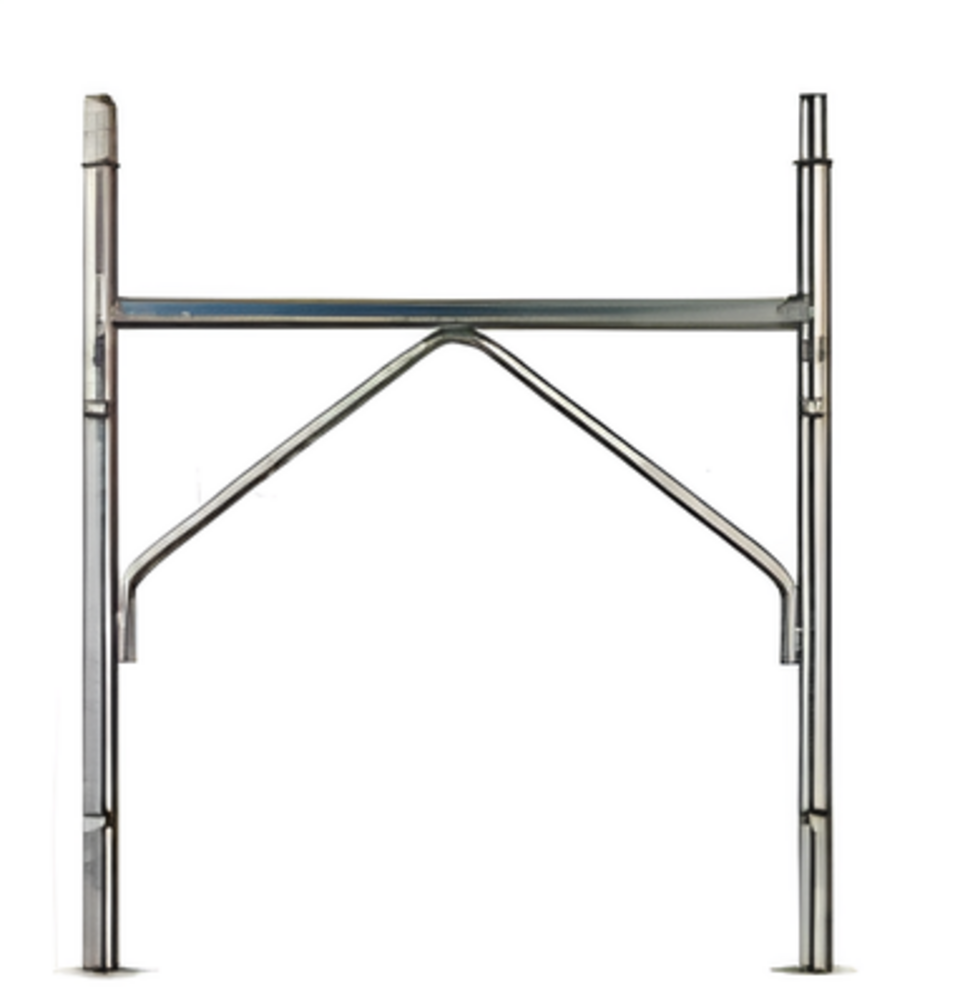 Mezzo Telaio Ponteggio 105 Boccole Zincato Ponteggi