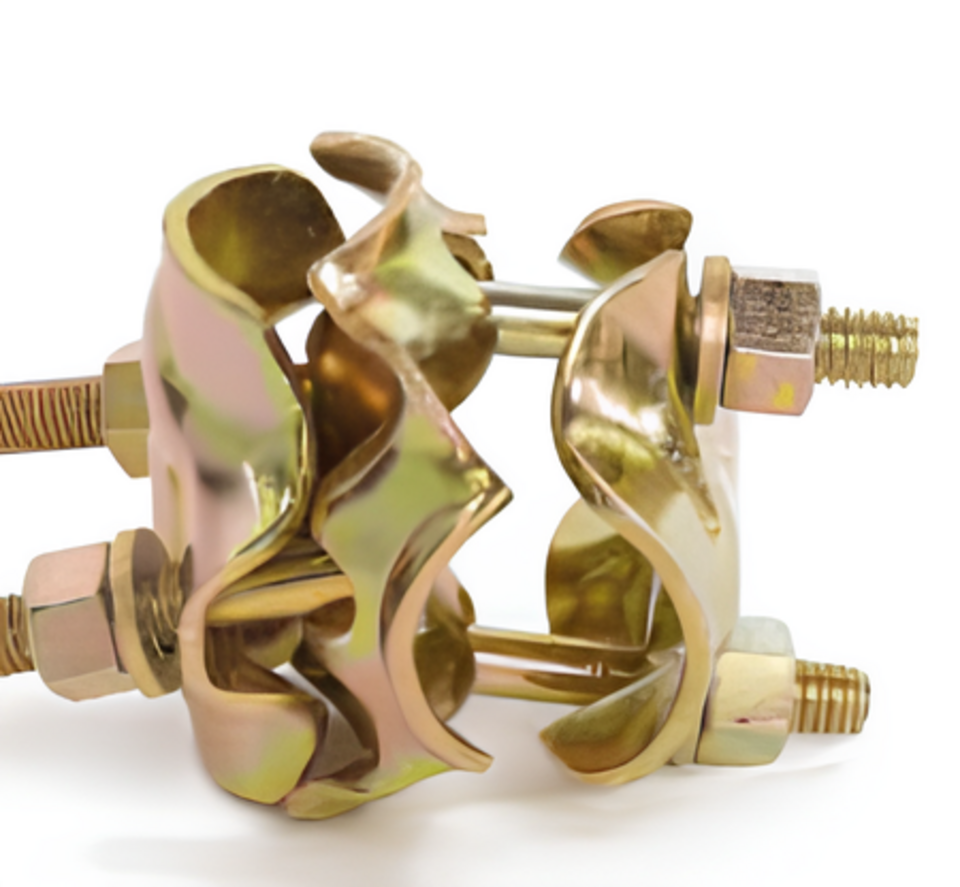 Giunto Ortogonale in Lamiera Stampata 4 Bulloni Accessori Ponteggio