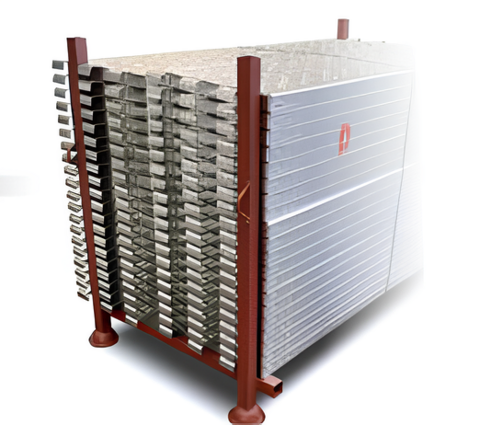 Contenitore Tavole Zincate 40 Pezzi Ponteggi