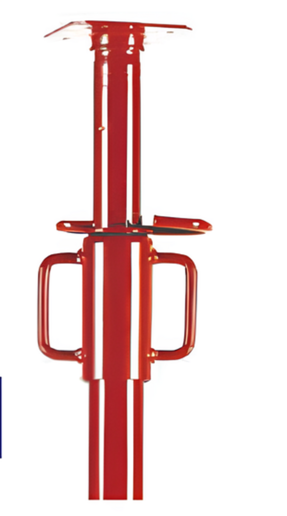 Puntello Regolabile Antisfilamento con Piastra alle Estremità Verniciato Accessori Ponteggio