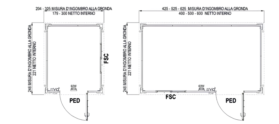 MONOBLOCCO PREFABBRICATO Serie SAPIC LARGE
