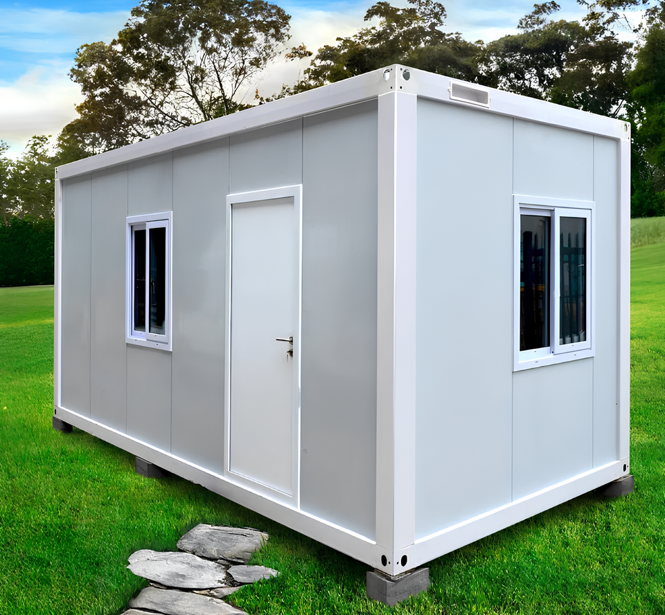 Casa Prefabbricata Modulare  – Modulo Abitativo 12,8 mq Con porta tagliafuoco e bagno BASIC l2house JULIET M