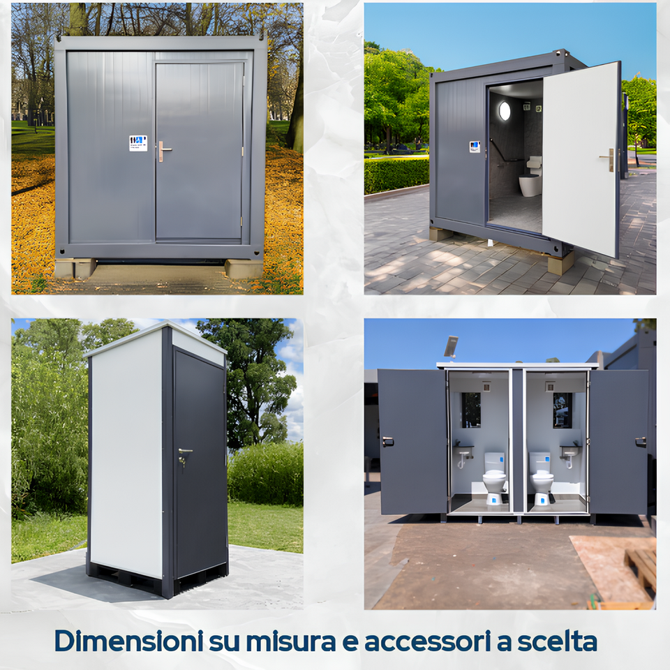 Cabina WC Prefabbricata l2house PERSONALIZZABILE