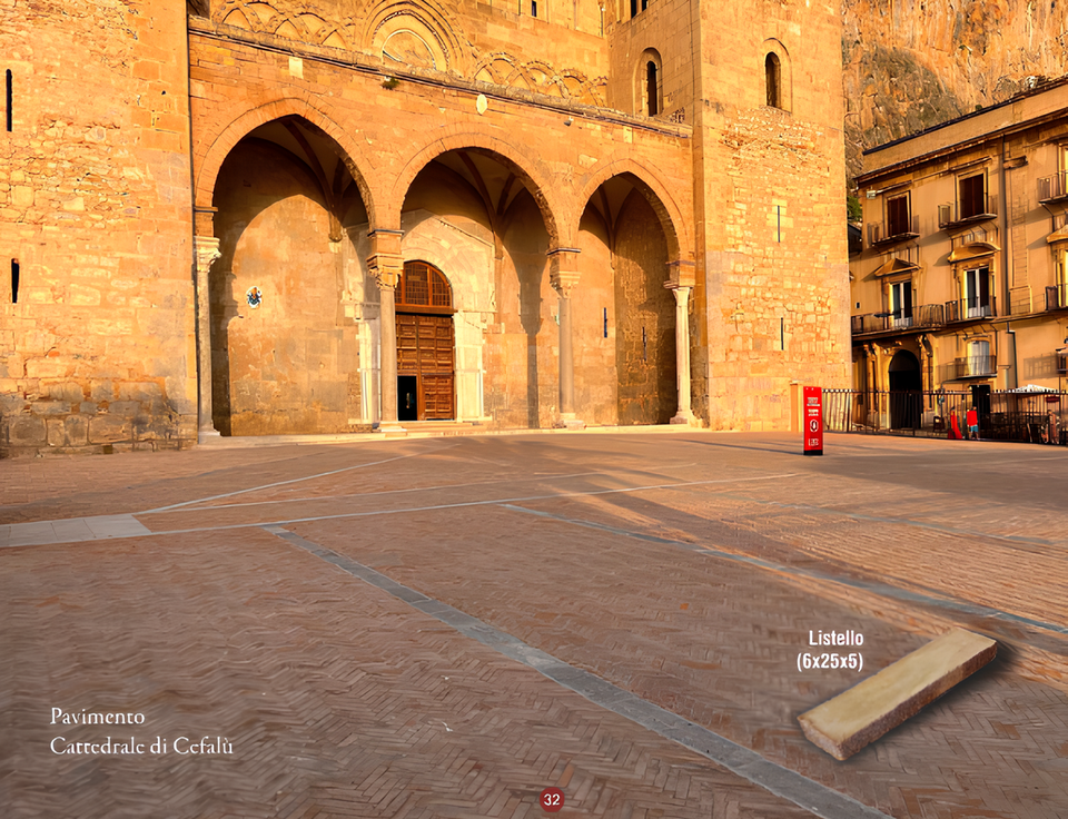 Listello in Cotto in Cotto Fatto a Mano