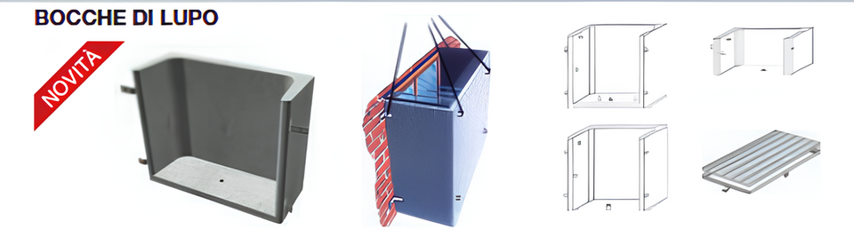 BOCCHE DI LUPO IN CLS ARMATO VIBRATO