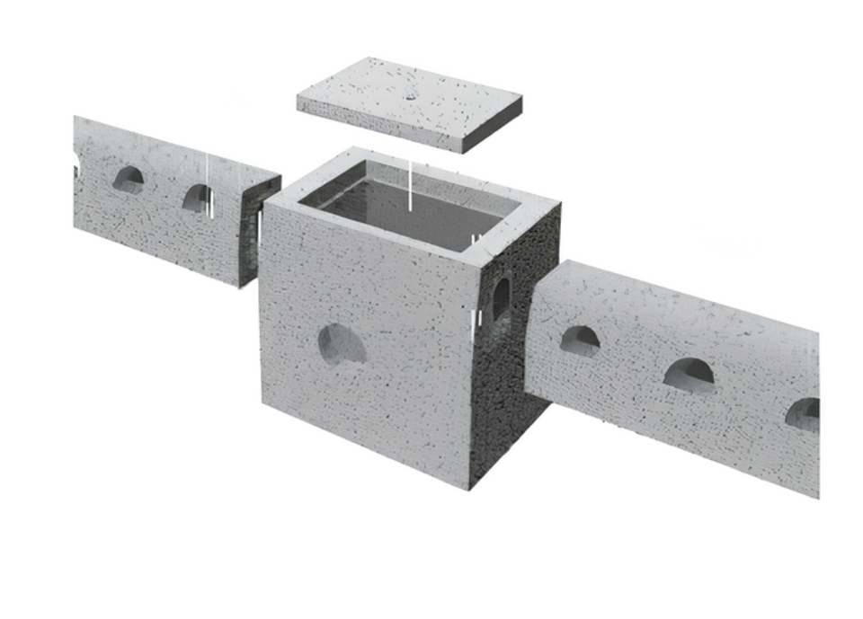 CORDOLI STRADALI DRENANTI IN CLS VIBROCOMPRESSO