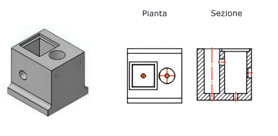 PLINTI PORTAPALO PER ILLUMINAZIONE IN CLS VIBRATO ARMATO