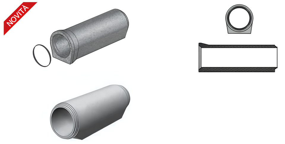 TUBI E GIROCOMPRESSO – CONDOTTE PREFABBRICATE PER FOGNATURA E DRENAGGIO IN CALCESTRUZZO ARMATO