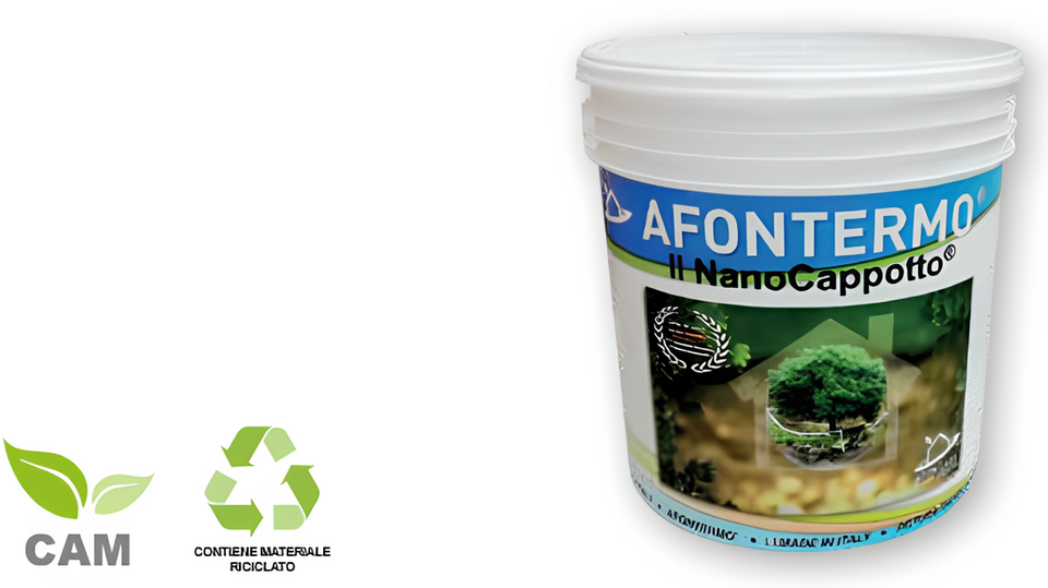 Rasante Termoriflettente per l’isolamento termico AFONTERMO Nanocappotto