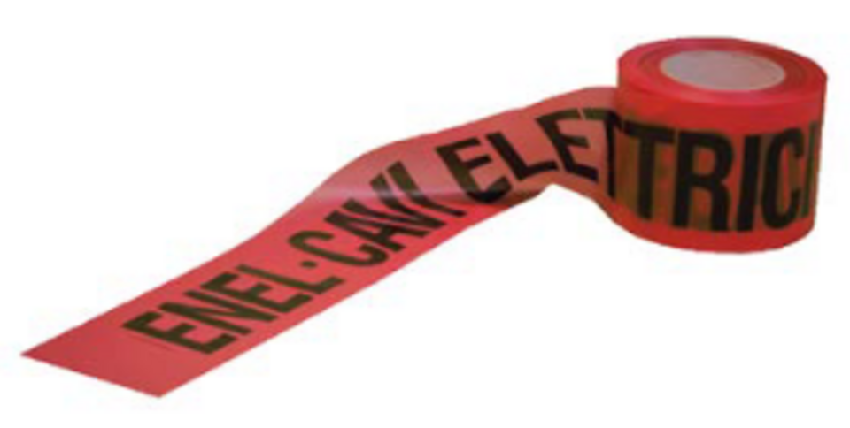 Nastro di Segnalazione ENEL per Cavi Elettrici NTET Nastro Segnaletico per Linee Interrate