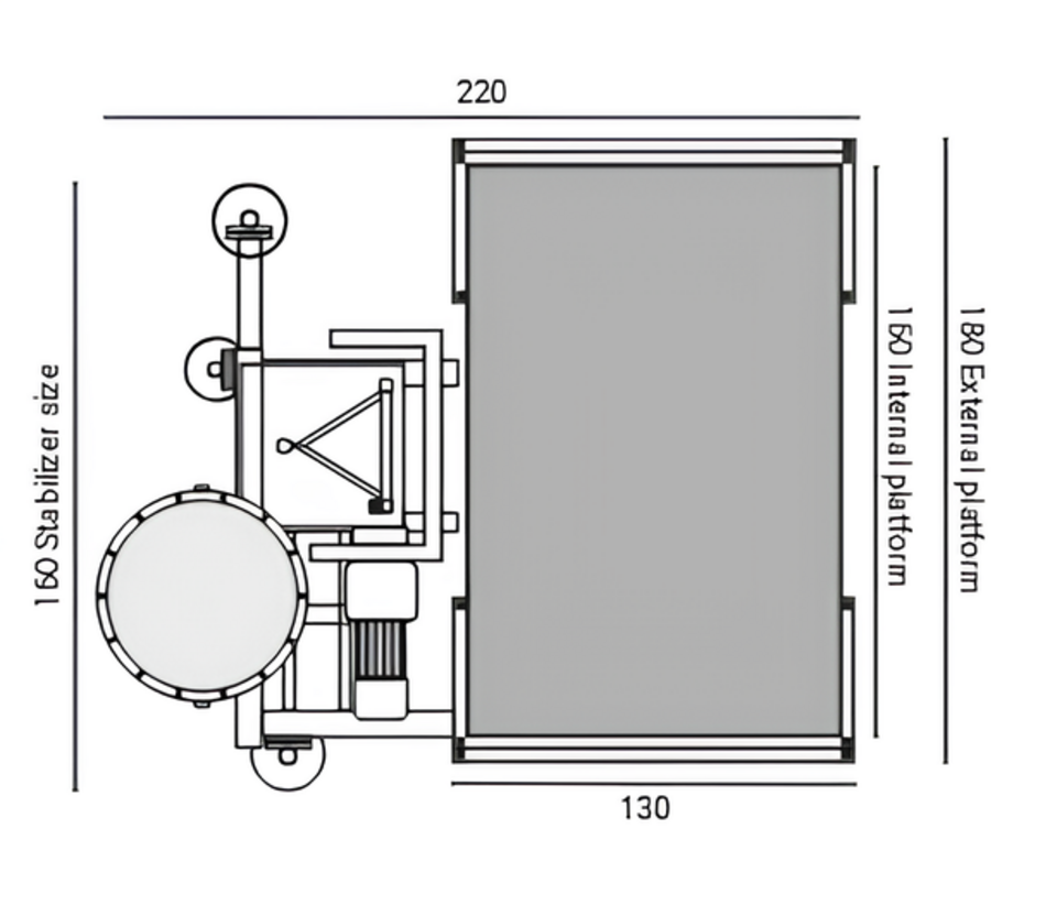 Lift Up 1000 EVO montacarichi da cantiere per persone e materiali 1000 kg