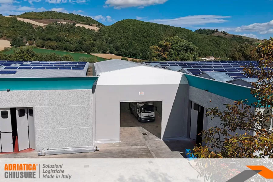 Tunnel di Collegamento Mobile per Capannoni Industriali Linea Tunnel Industriali Struttura mobile industriale (con varianti)