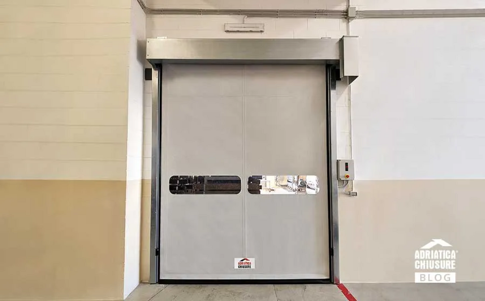 Porte Rapide Autoriparanti Adriarip per Ambienti Industriali Adriarip Porta industriale ad avvolgimento rapido