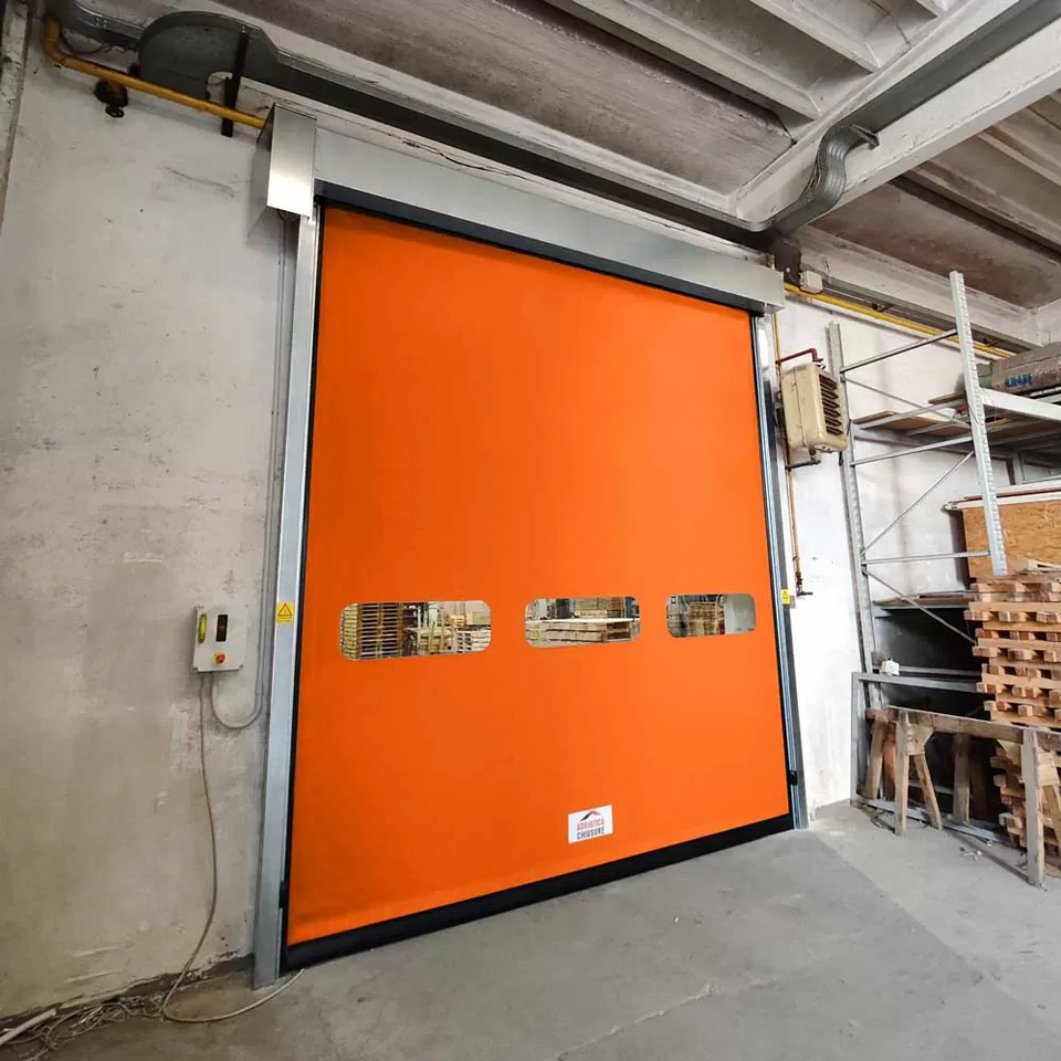 Porte Rapide Adriapack ad Impacchettamento Verticale adriatica Porta industriale ad apertura rapida