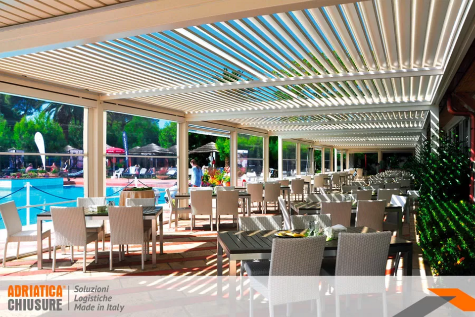 Gazebo e Tensostrutture Industriali in Acciaio e PVC adriatica chiusure