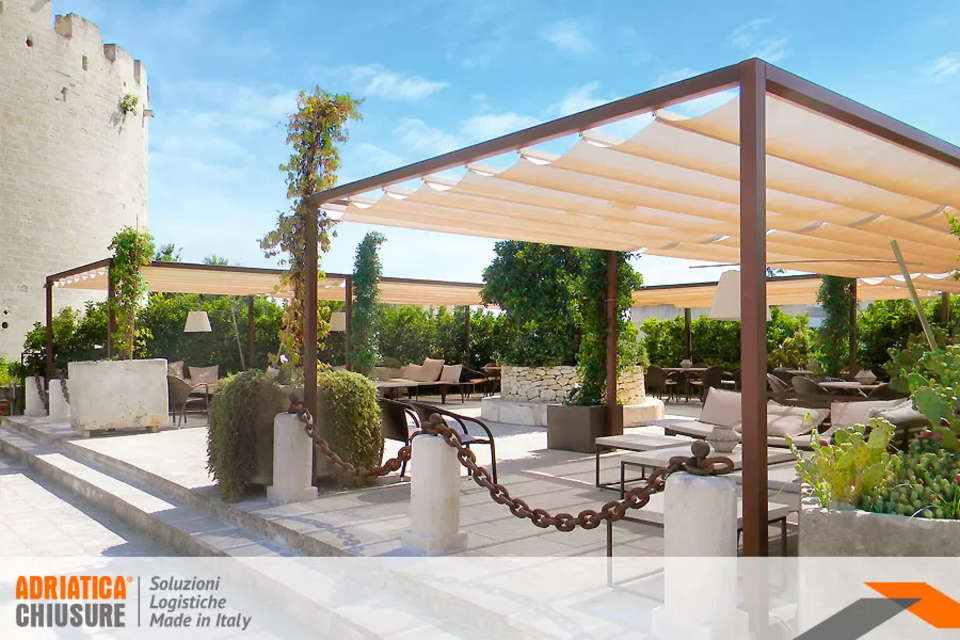 Gazebo e Tensostrutture Industriali in Acciaio e PVC adriatica chiusure