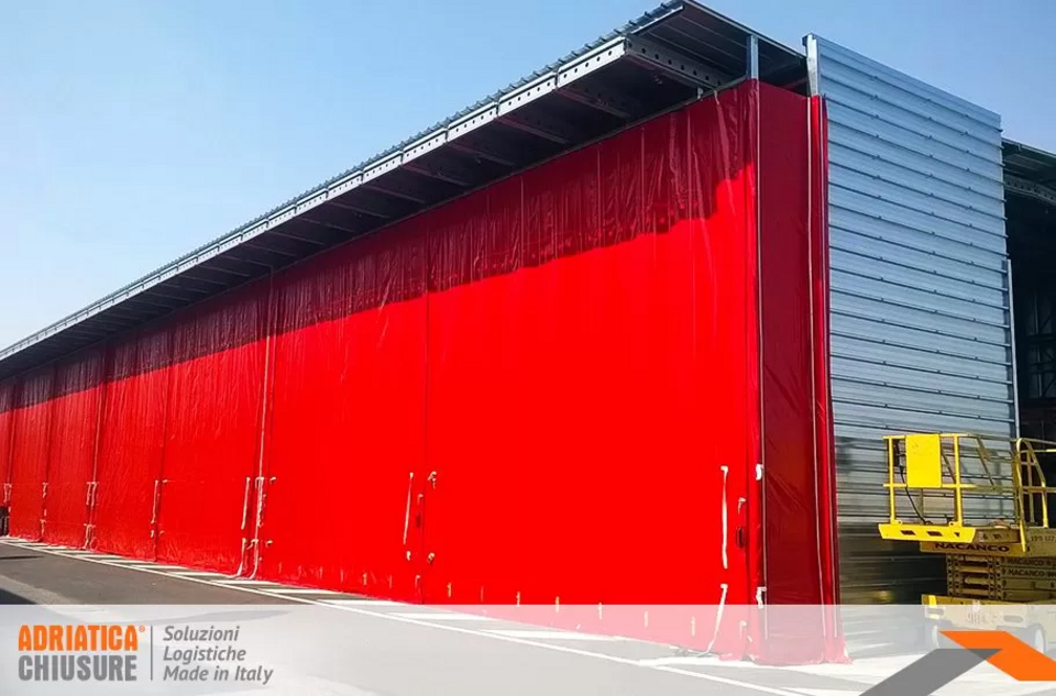 Tende Industriali e Agricole in PVC adriatica chiusure