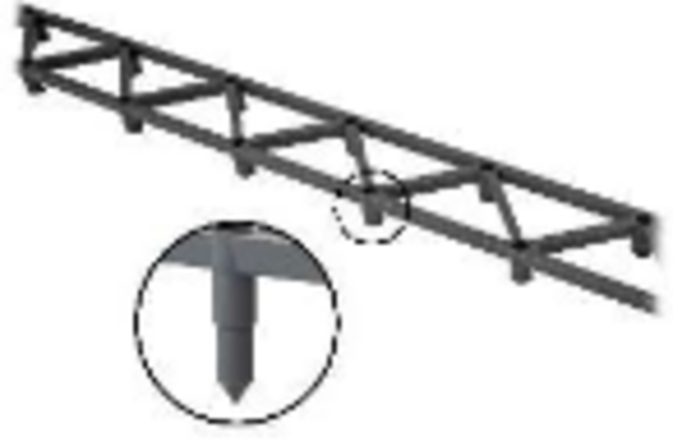 Distanziatori Lineari in Plastica leanpav per Armature Medio-Pesanti