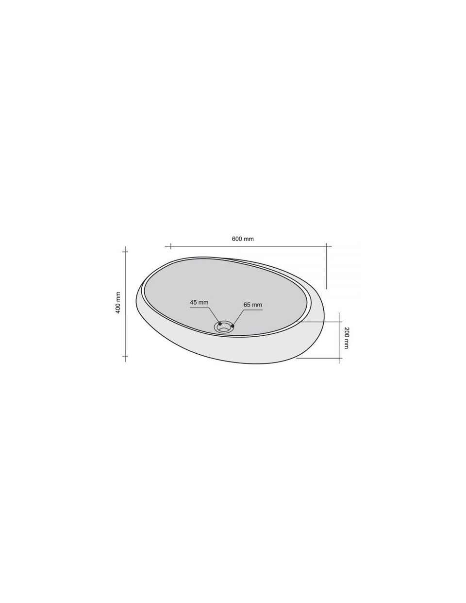 Lavabo Boule Bianco in marmo Imso Ceramiche ISLABUWHI