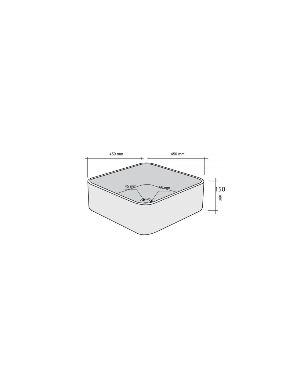 Lavabo Moderno Beige in marmo Imso Ceramiche ISLAMODBG
