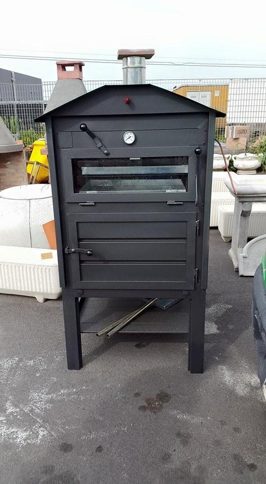 FORNO A LEGNA IN LAMIERA ADRANO MOD. CASETTA
