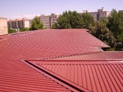 Lastra metallica coibentata per tetti e pareti-0,4 MM. 3980X1000