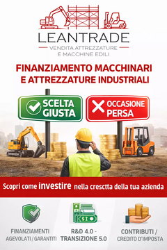 Finanziamenti per Macchinari e Attrezzature Industriali Leantrade micro credito