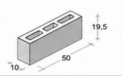 BI 10 LISCIO H 20 Paviblok per murature moderne, facciate e strutture in calcestruzzo faccia vista.