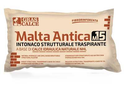 INTONACO STRUTTURALE GRAS-CALCE MALTA ANTICA M15