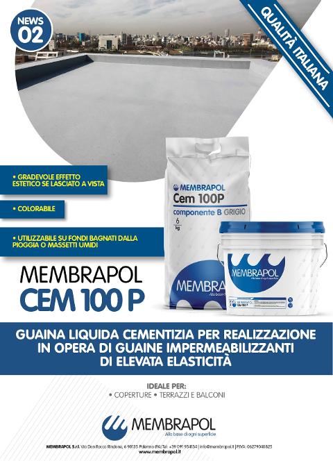 MEMBRAPOL 250 - MEMBRANA IMPERMEABILIZZANTE LIQUIDA POLIURETANICA MONOCOMPONENTE MEMBRAPOL