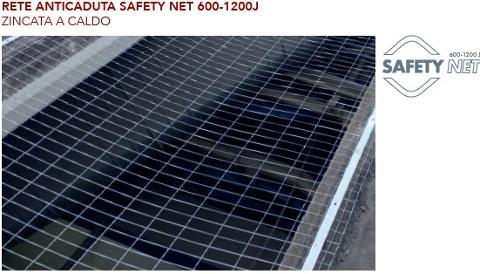 RETE ANTICADUTA SAFETY NET 600-1200J - ZINCATA A CALDO