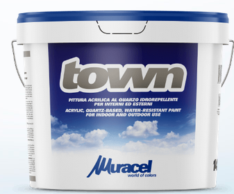 Town Pittura acrilica al quarzo idrorepellente per interni ed esterni