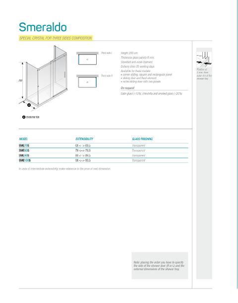 BOX DOCCIA SMERALDO SME-S Thermodesign