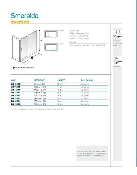 BOX DOCCIA SMERALDO SME-PNS Thermodesign