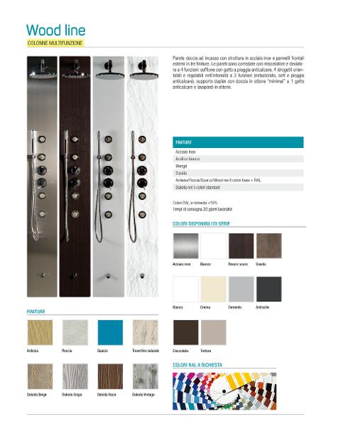 COLONNE MULTIFUNZIONE PER DOCCIA E VASCA Thermodesign