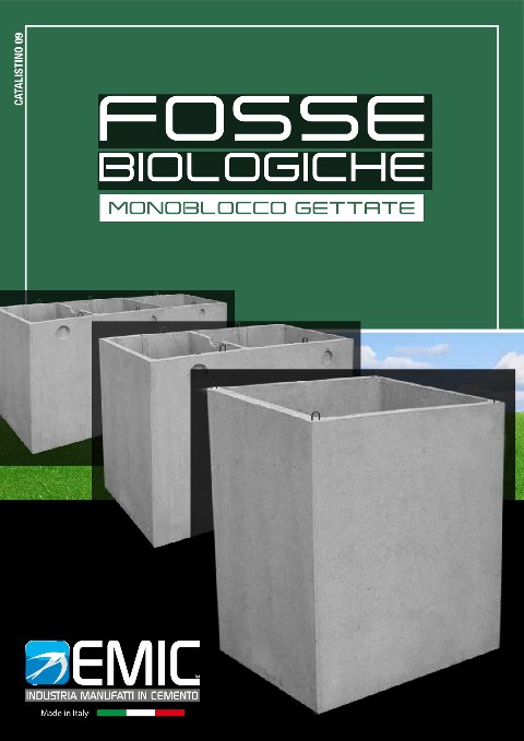 FOSSE BIOLOGICHE EMIC MONOBLOCCO GETTATE