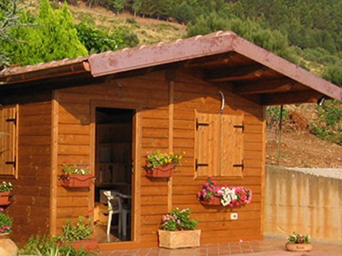 BUNGALOW IN LEGNO MOD. FAGGIO