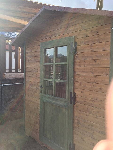 CASETTA DA GIARDINO IN LEGNO MOD. IBISCUS