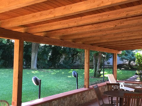 TETTI E TETTOIE IN LEGNO MOD. A PROGETTO