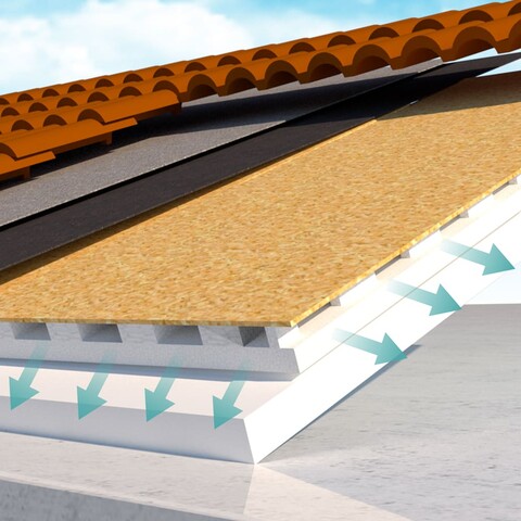 ISOLAMENTO COPERTURE polimediterranea POLISTIRENE ESPANSO MAX AIR MONO