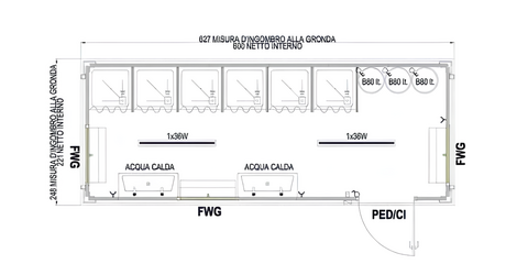 Monoblocchi Servizi Prefabbricati l2house Serie SR