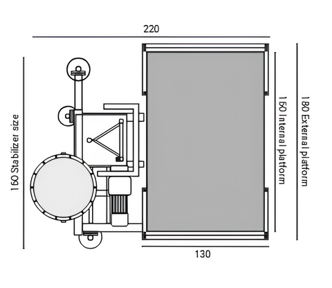 Lift Up 1000 EVO montacarichi da cantiere per persone e materiali 1000 kg