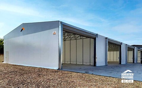 Tunnel Autoportante in Acciaio e PVC Indy Con varianti