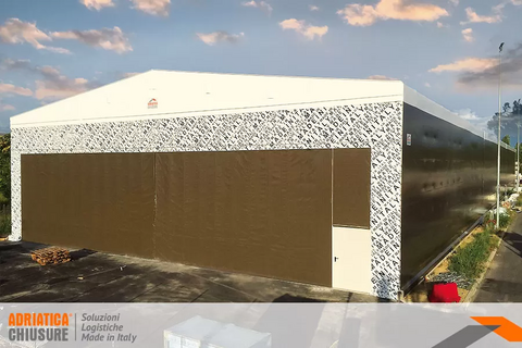 Tunnel Autoportante in Acciaio e PVC Indy Con varianti