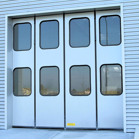 Portoni a Libro Industriali per Grandi Aperture Linea Chiusure Industriali Portone industriale pieghevole