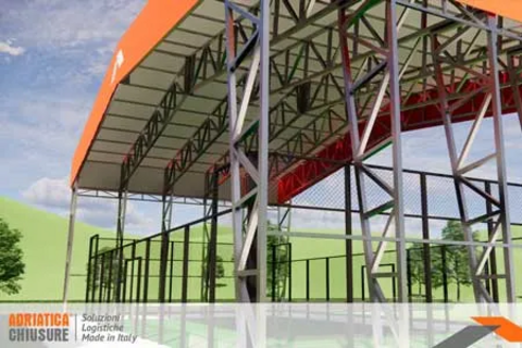 Campo Padel Coperto Coperture Tecniche su Misura