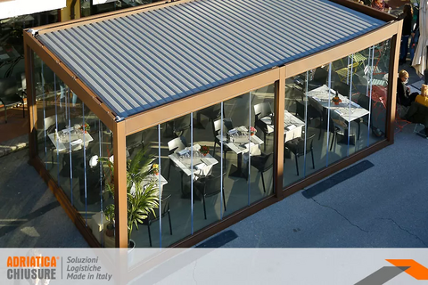 Gazebo e Tensostrutture Industriali in Acciaio e PVC adriatica chiusure
