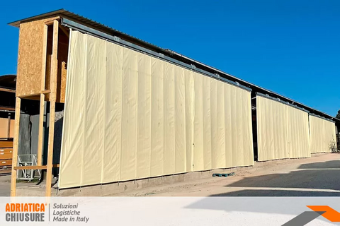 Tende Industriali e Agricole in PVC adriatica chiusure