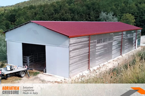 Strutture Zootecniche in Acciaio e PVC – Ricovero Bestiame e Impianti Agricoli Adriatica Chiusure modulare con varianti